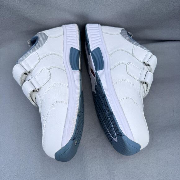 Orthofeet‎ 652 Shoes Mens Size 8 XX-Wide White Leather Walking Sneakers main image 4
